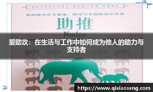 爱助攻：在生活与工作中如何成为他人的助力与支持者
