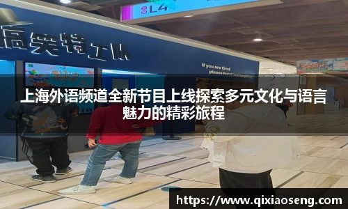 上海外语频道全新节目上线探索多元文化与语言魅力的精彩旅程